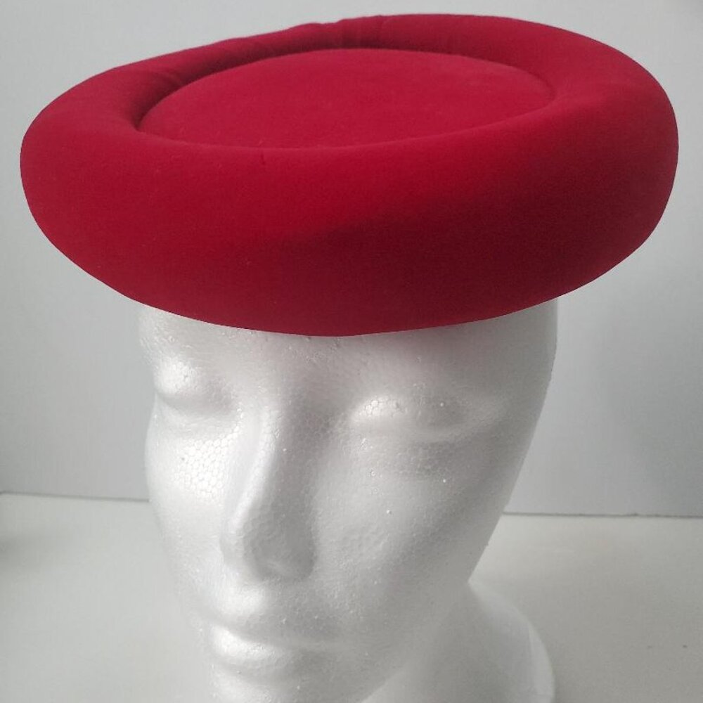 Vintage 50's Ladies Red Hat